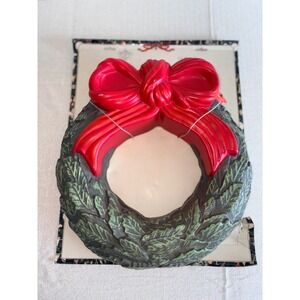 John Derian for Target Lit Wreath OS Red Green NEW Blow Mold Style LED